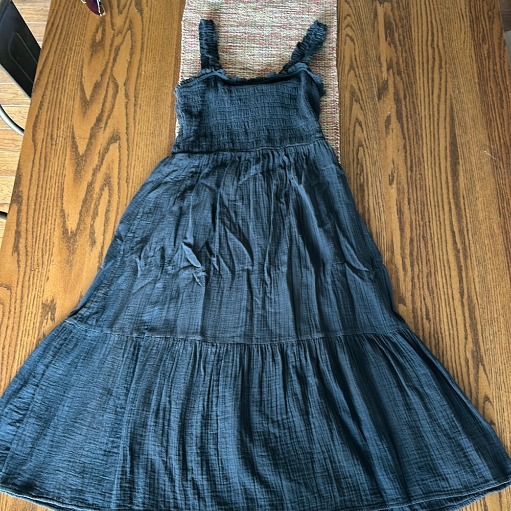 Black sun dress